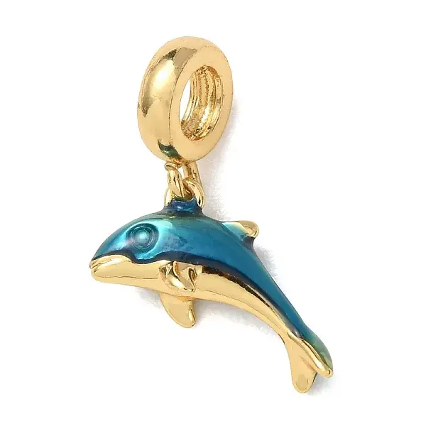 Ocean Brass Enamel European Dangle Charms