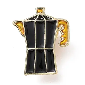 Coffeepot Enamel Pin