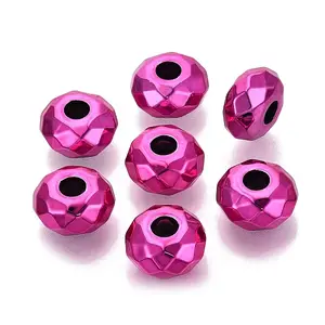 UV Plating Acrylic European Beads