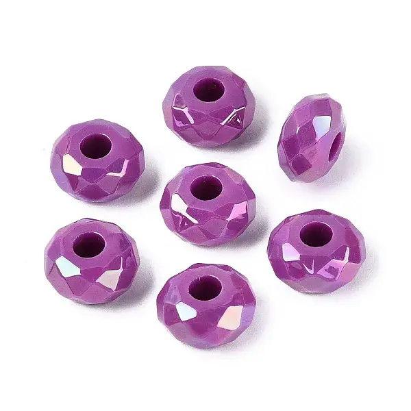 Opaque Acrylic European Beads