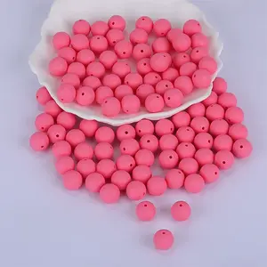 Round Silicone Focal Beads