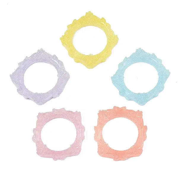 Transparent Resin Cabochons