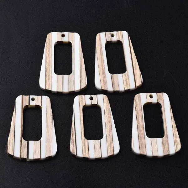 Resin & Wood Pendants
