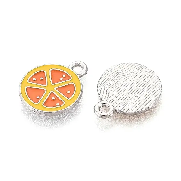 Fruit Alloy Enamel Charms