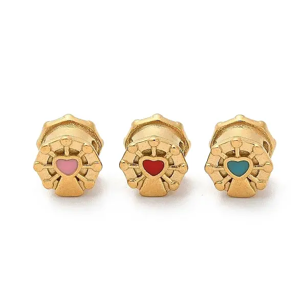 304 Stainless Steel Enamel Beads