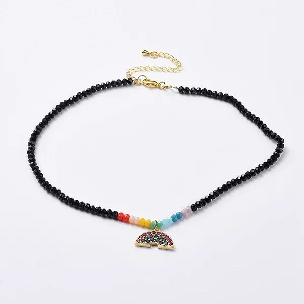 Glass Beads Pendants Necklaces