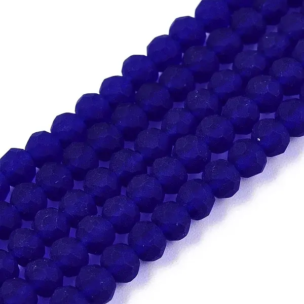 Transparent Glass Beads Strands