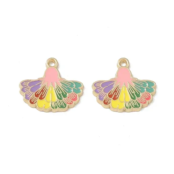 Rack Plating Alloy Enamel Pendants