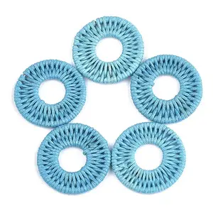 Waxed Polyester Cord Woven Pendants