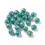 UV Plating Rainbow Iridescent Acrylic Beads