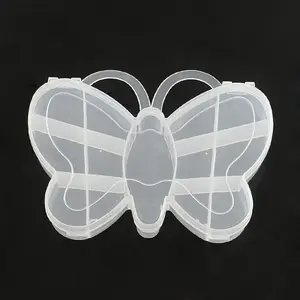 Butterfly Plastic Bead Storage Containers