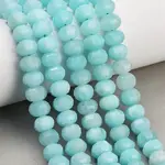 Dyed Natural White Jade Beads Strands