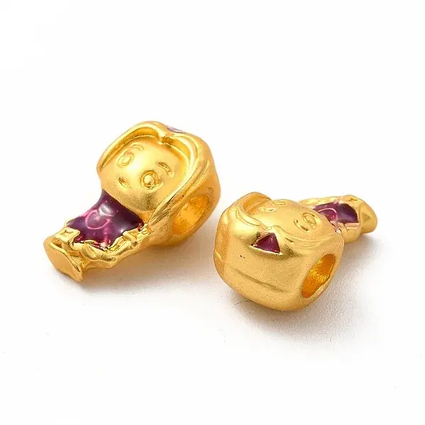 Rack Plating Alloy Enamel Beads