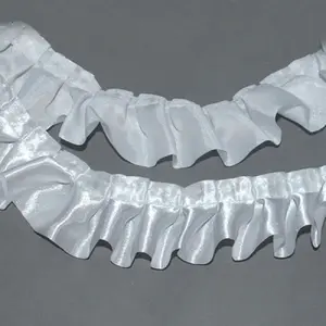 Wavy Lace Satin Ribbon