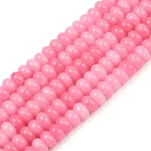 Dyed Natural White Jade Beads Strands