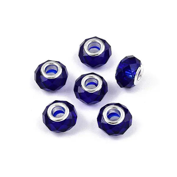 Transparent Glass European Beads
