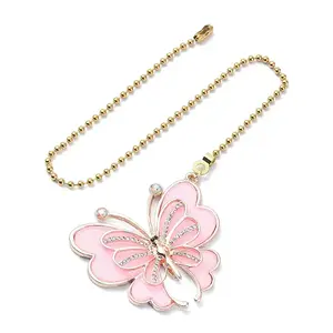 Butterfly Alloy Rhinestone Ceiling Fan Pull Chain Extenders