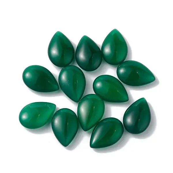 Natural Green Onyx Agate Beads