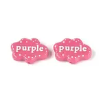 Printed Opaque Resin Beads