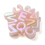 Opaque Rainbow Iridescent Acrylic Beads