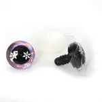 Snowflake Pattern Plastic Doll Safety Craft Eye