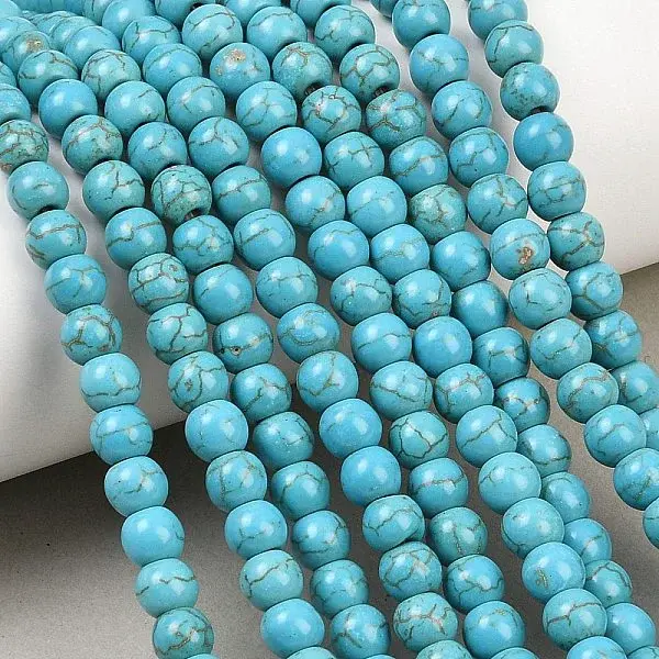 Synthetic Turquoise Beads Strands