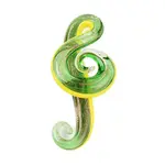 Handmade Gold Sand Lampwork Big Pendants