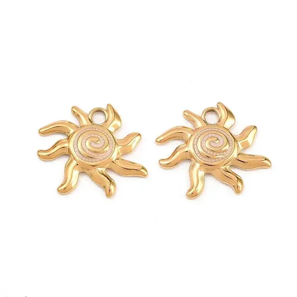 304 Stainless Steel Enamel Pendants