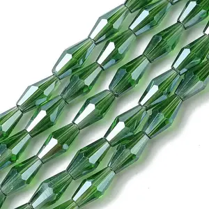 Transparent Electroplate Glass Beads
