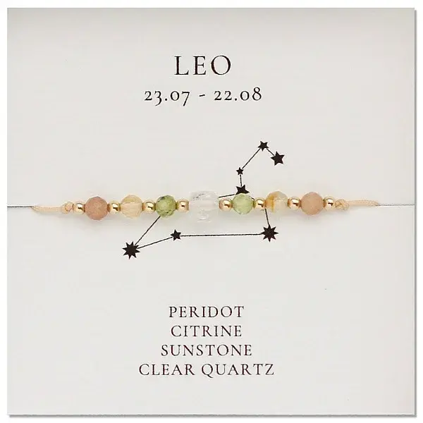 Natural Gemstone Constellation Beaded Bracelets