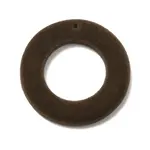 Flocking Opaque Resin Pendants