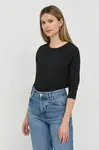 Bavlněné tričko s dlouhým rukávem Armani Exchange
