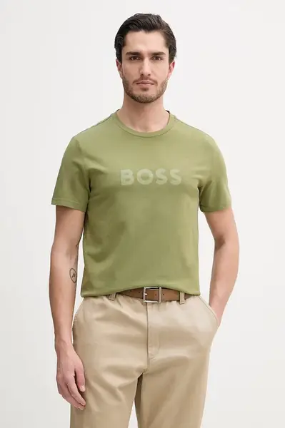 BOSS  pánské bavlněné T-Shirt RN