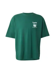 LEVI'S ® Tričko 'Half Sleeve Tee'  jedľová / biela