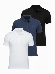 Sada mužských polo triček Ombre BASIC