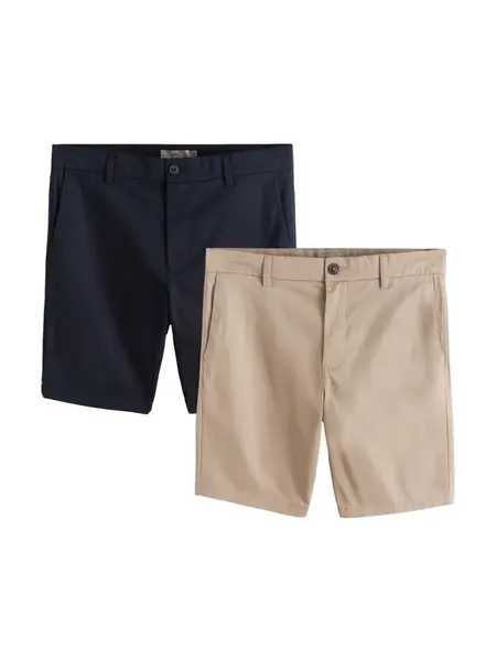 Next Chino nohavice  béžová / námornícka modrá