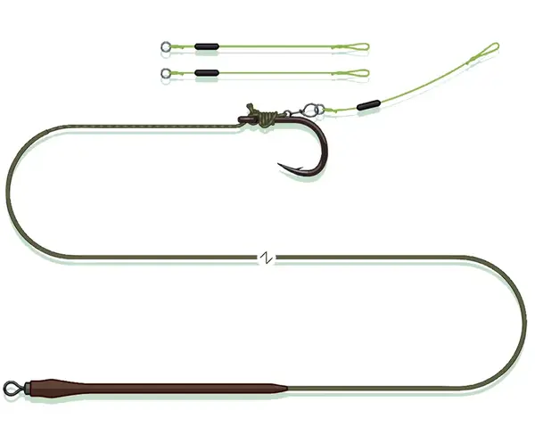 Madcat náväzec quick change pellet rig sinking - 0,75 mm 1,2 mm 55 cm 1/0