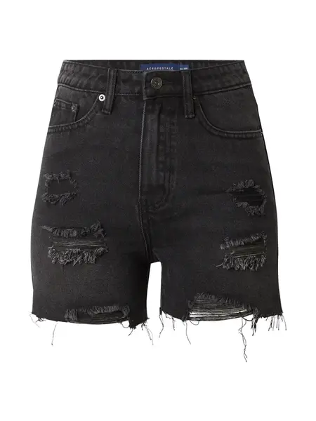 AÉROPOSTALE Džínsy  čierny denim