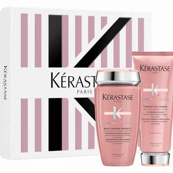Dárková sada pro hydrataci barvených vlasů Kérastase Chroma Absolu Fondant Spring Box + dárek zdarma