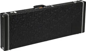 Fender Waylon Jennings Strat/Tele Case Black Tooled Leather