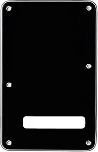Fender Stratocaster Backplate Black B/W/B 3-Ply