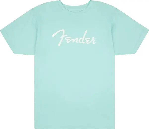 Fender Spaghetti Logo T-Shirt Daphne Blue - XL