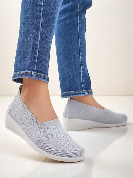 Resti Women's moccasins on a low wedge Epoles
