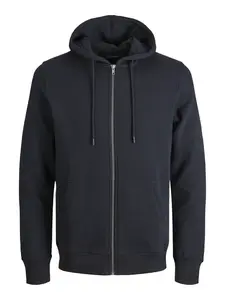 Jack & Jones Plus Tepláková bunda 'Bradley'  čierna