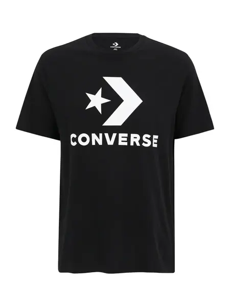 CONVERSE Tričko  čierna / biela