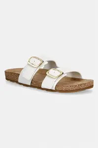 Tommy Hilfiger pantofle dámské kožené TH CLASSIC CORK SANDAL LEATHER