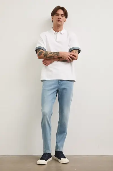 Medicine slim fit džíny pánské