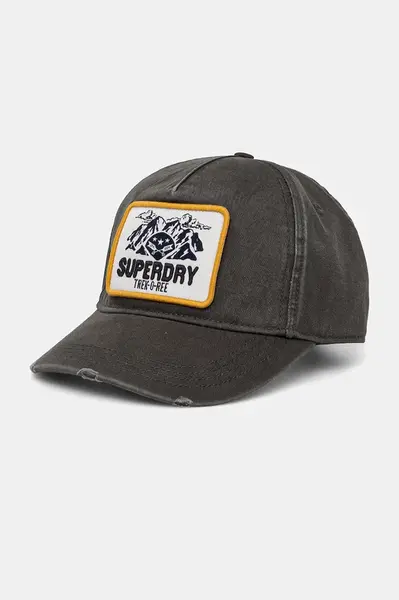 Bavlněná baseballová čepice Superdry