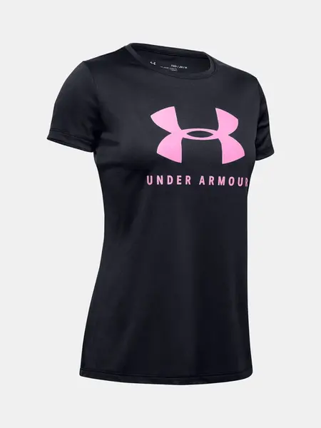 Černé dívčí tričko Under Armour