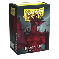 Obaly na karty Dragon Shield Standard Sleeves - Matte Blood Red - 100 ks